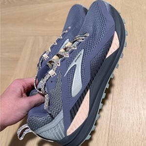 Brooks Women's Purple and Pink Trail Running Shoes